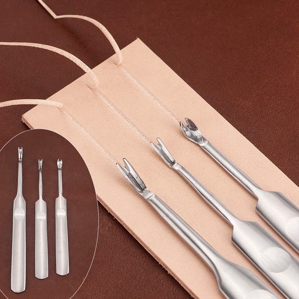 Craft Knife Set - 1Set Premium Stainless Steel Leather Crafting