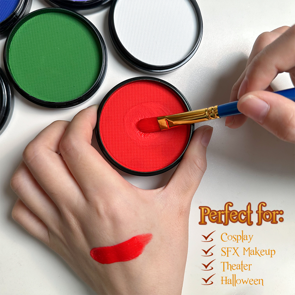 6 Colors Water Activated Face  - đánh giá và giá Cosplay Prop Paint