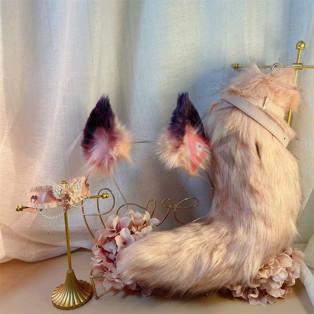 New Handmade Work Pink Fox Ear - đánh giá và giá Cosplay Prop Works