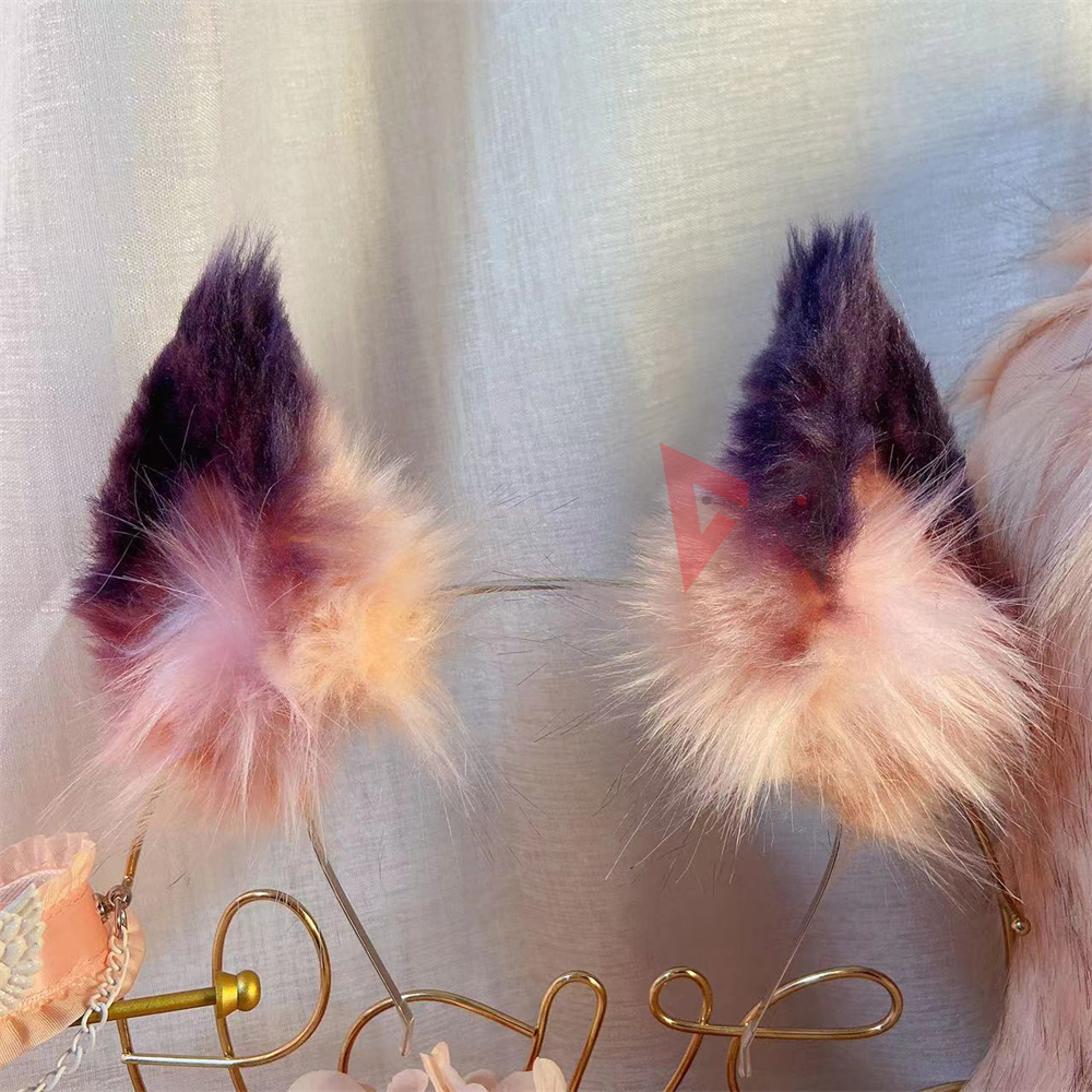 New Handmade Work Pink Fox Ear - đánh giá và giá Cosplay Prop Works