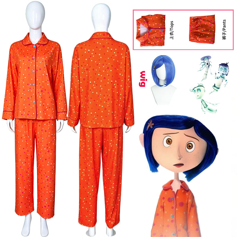 Movie Coraline Cosplay Pajamas - đánh giá và giá Prop Para Cosplay