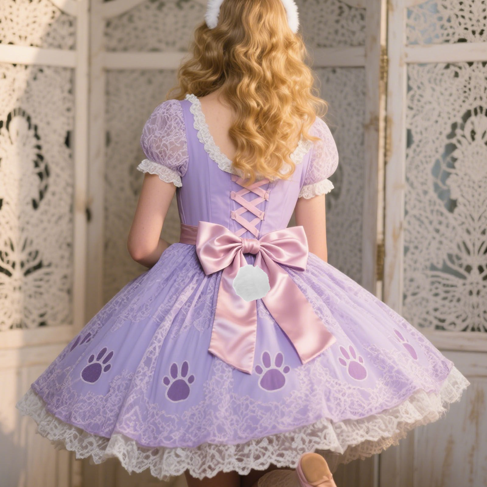 2Pcs Rabbit Tail Ball Costume  - đánh giá và giá Easy Cosplay Prop