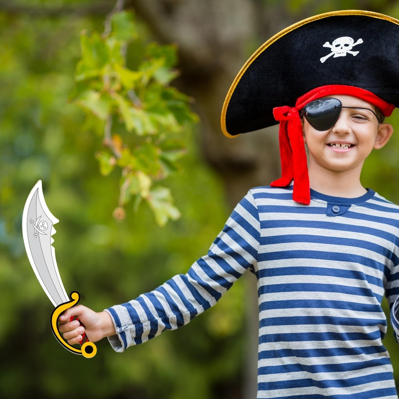 16pcs Kids Wooden Pirate Theme - đánh giá và giá Cosplay Prop Paint