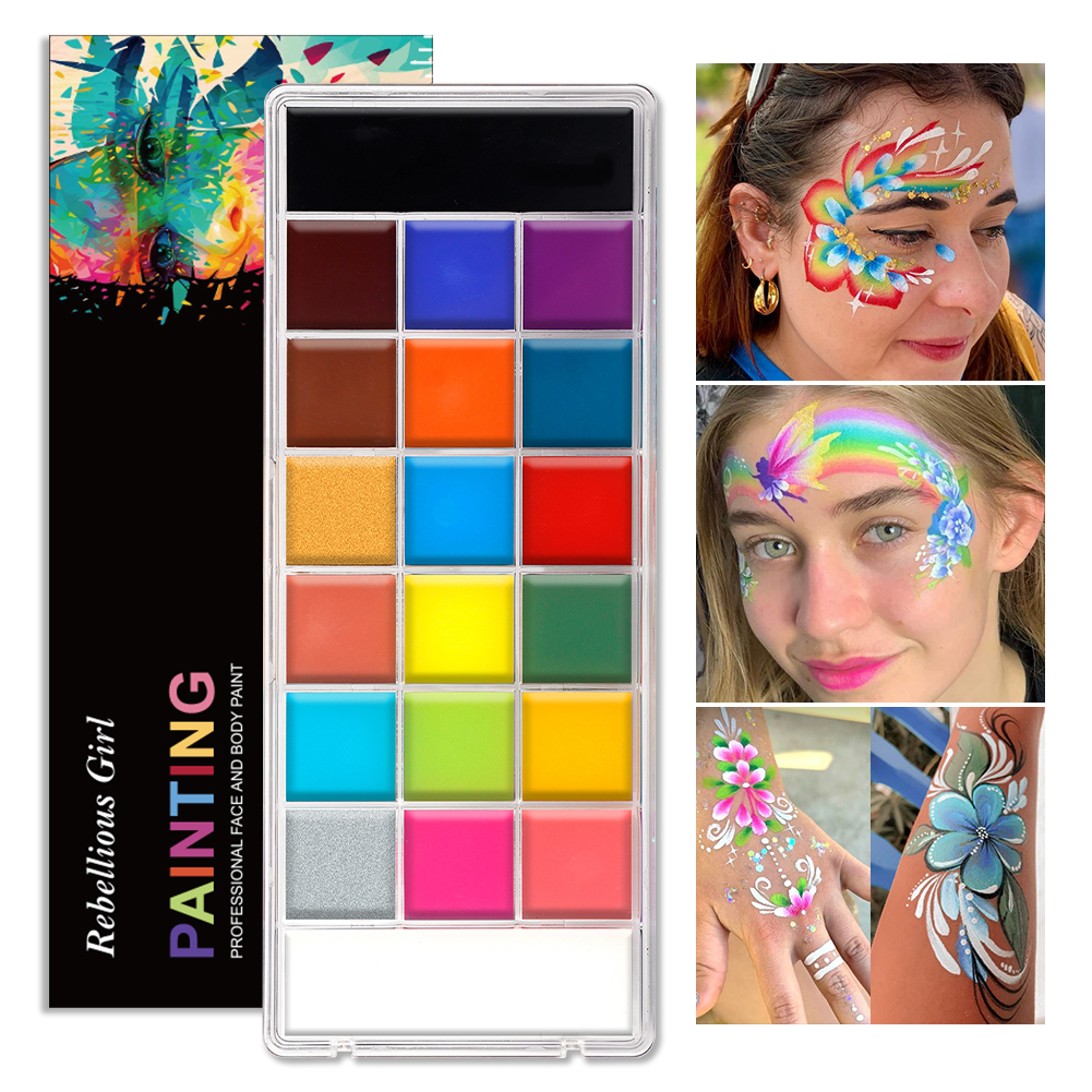 20 Colors Professional Face Pa - đánh giá và giá Cosplay Prop Paint
