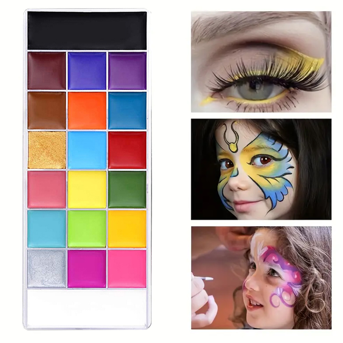 20 Colors Professional Face Pa - đánh giá và giá Cosplay Prop Paint