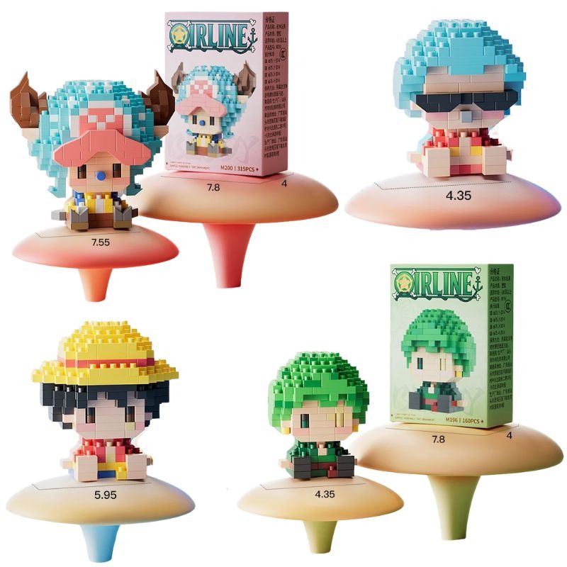 Anime Building Block One Luffy - đánh giá và giá Cosplay Prop Building