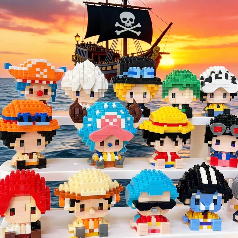 Anime Building Block One Luffy - đánh giá và giá Cosplay Prop Building