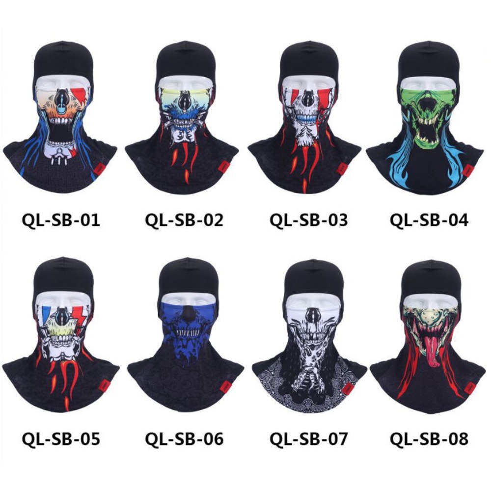 3D Hand Paint Devil Balaclava  - đánh giá và giá Cosplay Prop Paint