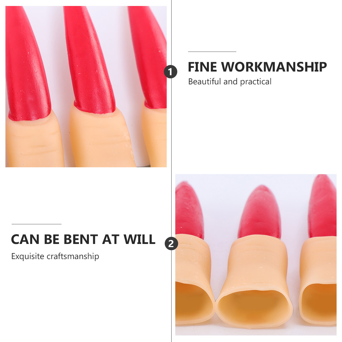 20Pcs Halloween Nails Props Ru - đánh giá và giá Easy Cosplay Prop