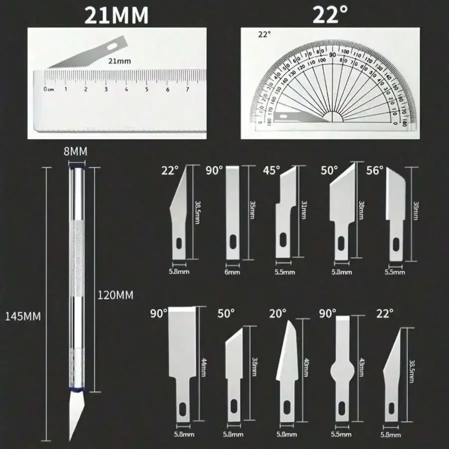 13pcs Precision Craft Knife Se - đánh giá và giá Craft Knife Set