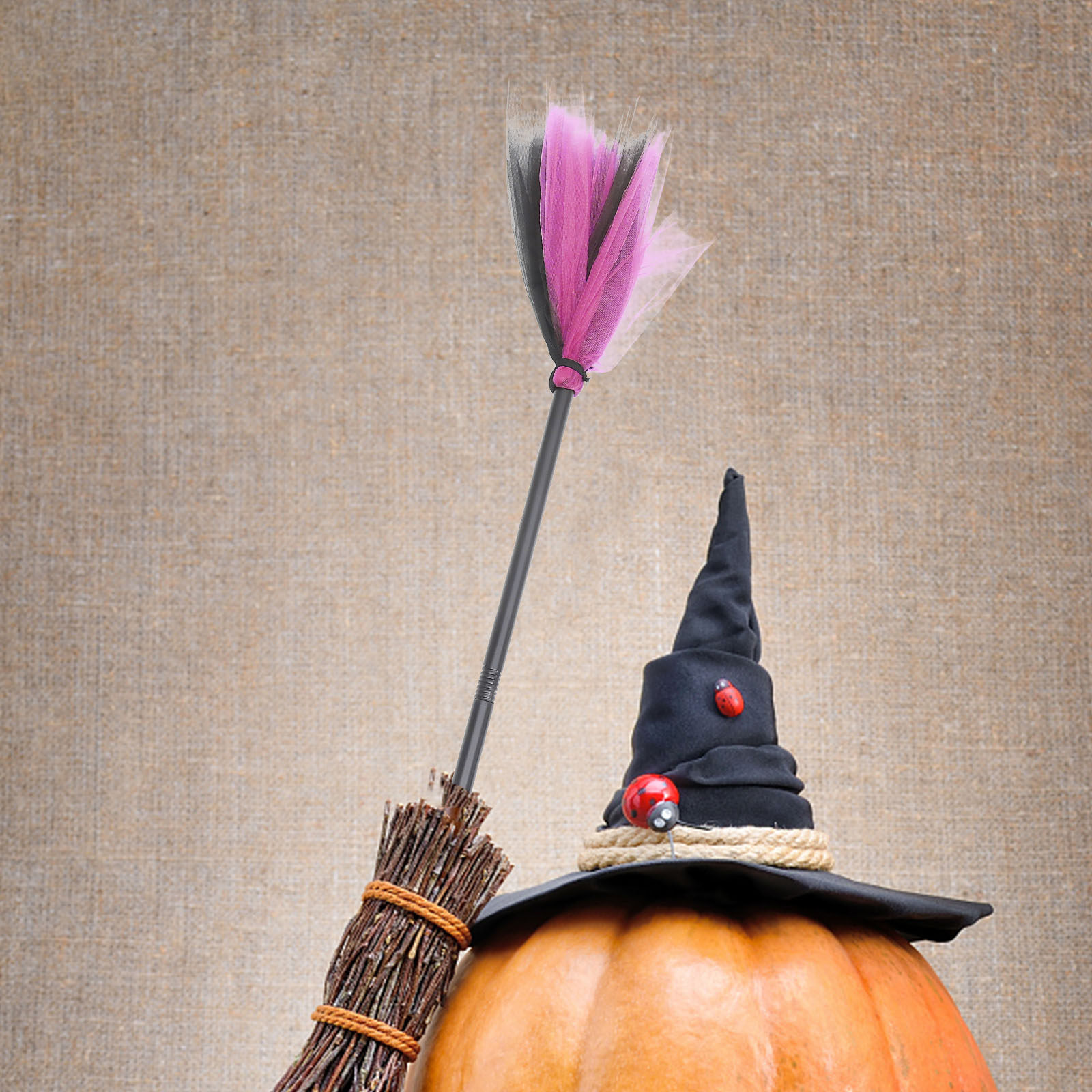Witch Broom Halloween Decorati - đánh giá và giá Easy Cosplay Prop