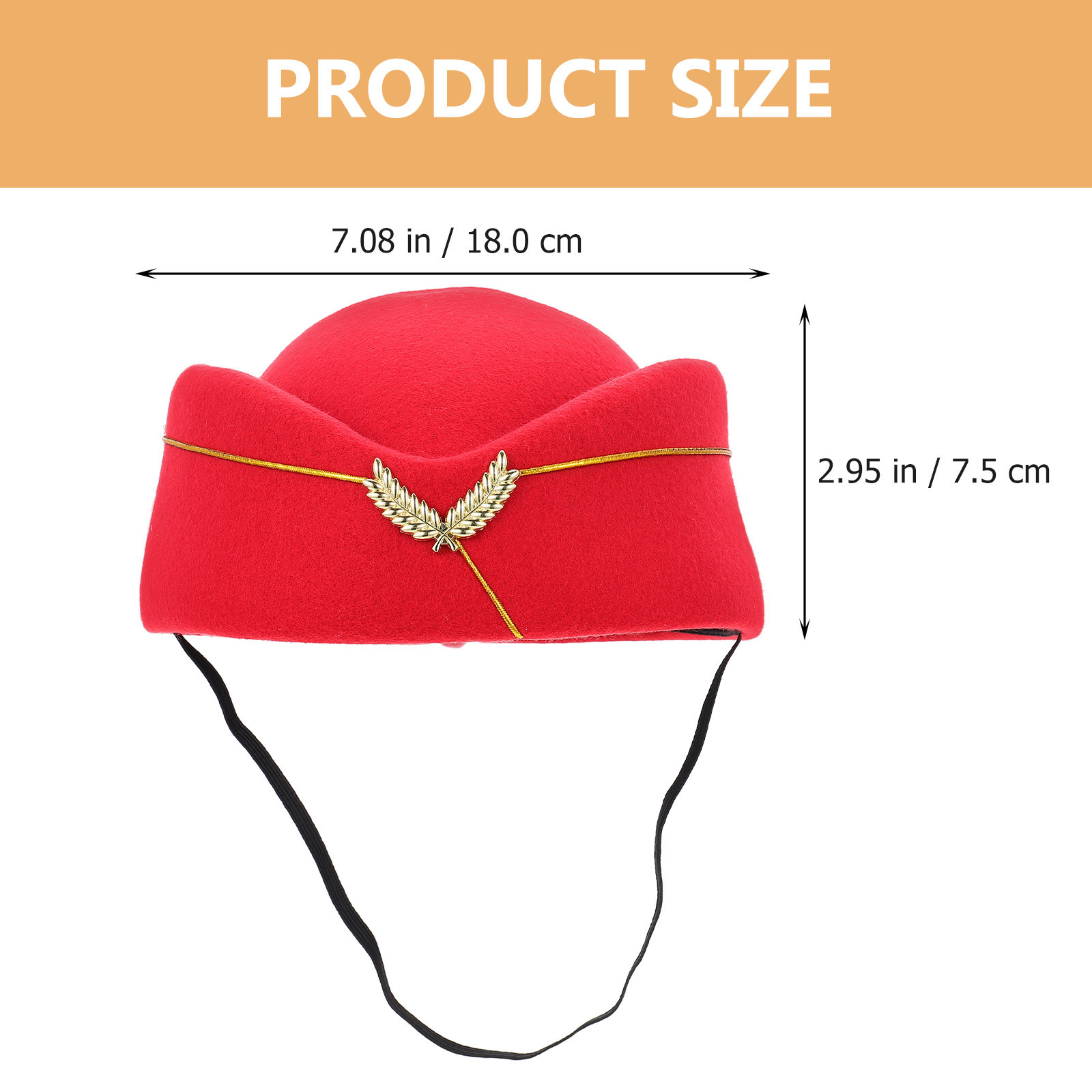 Stylish Flight Attendant Hat R - đánh giá và giá Easy Cosplay Prop
