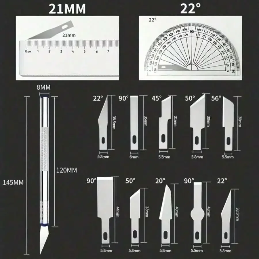 13pcs Precision Craft Knife Se - đánh giá và giá Craft Knife Set
