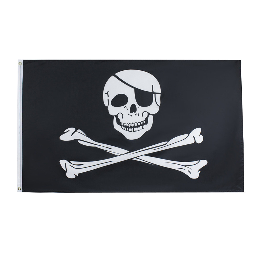 2pcs Pirate Flags Scary Skull  - đánh giá và giá Easy Cosplay Prop