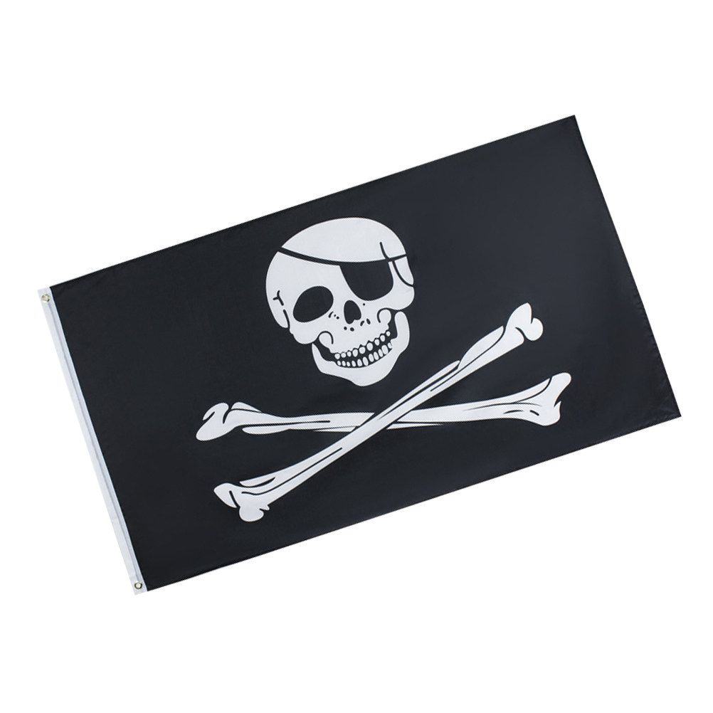 2pcs Pirate Flags Scary Skull  - đánh giá và giá Easy Cosplay Prop