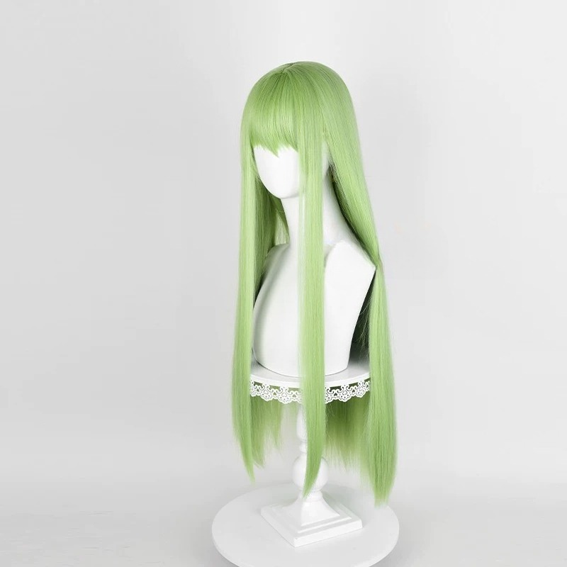 Anime CC Cosplay Green Wig Lon - đánh giá và giá Prop Para Cosplay
