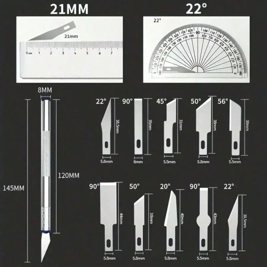 13pcs Precision Craft Knife Se - đánh giá và giá Craft Knife Set