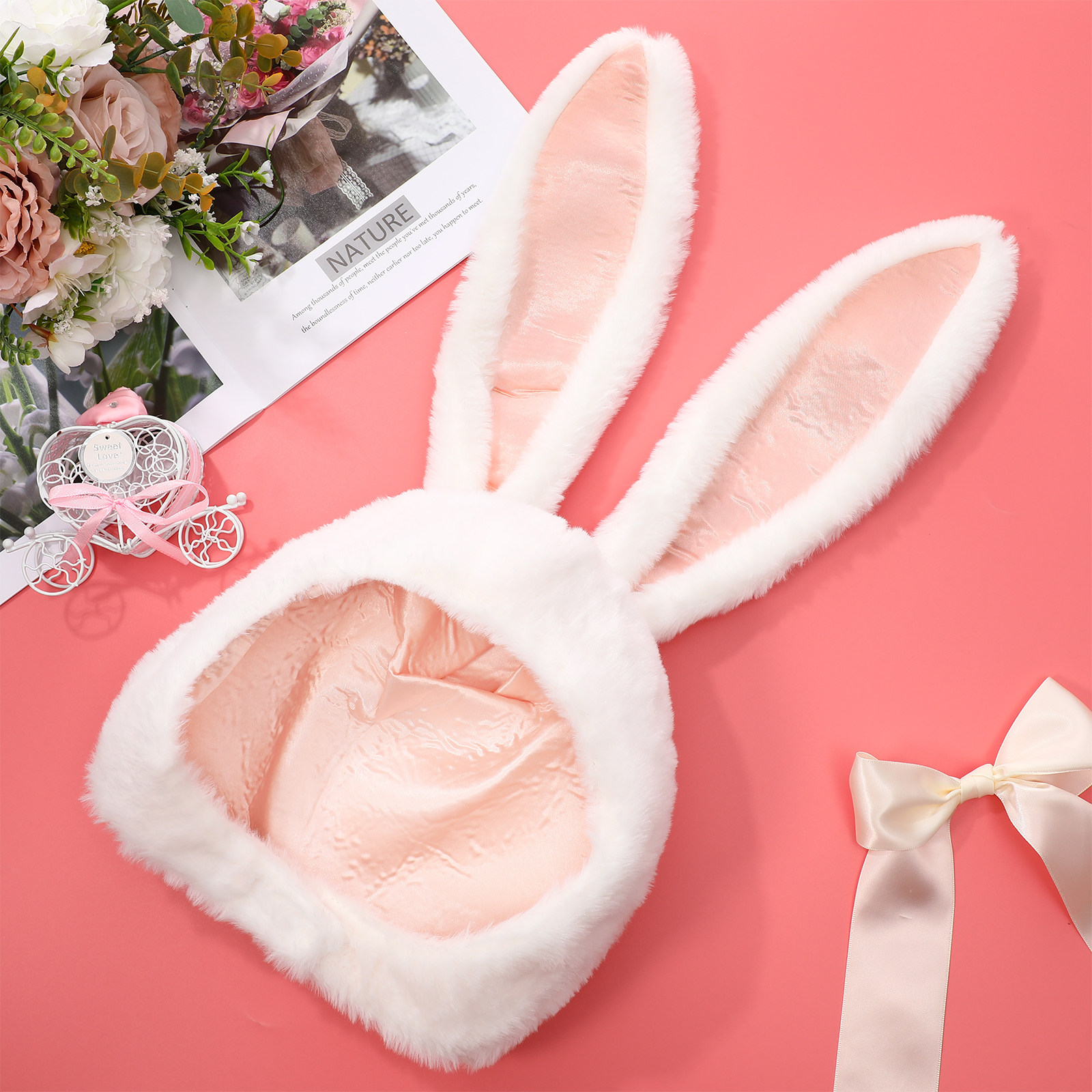 Rabbit Ears Hat Fun Bunny Head - đánh giá và giá Easy Cosplay Prop