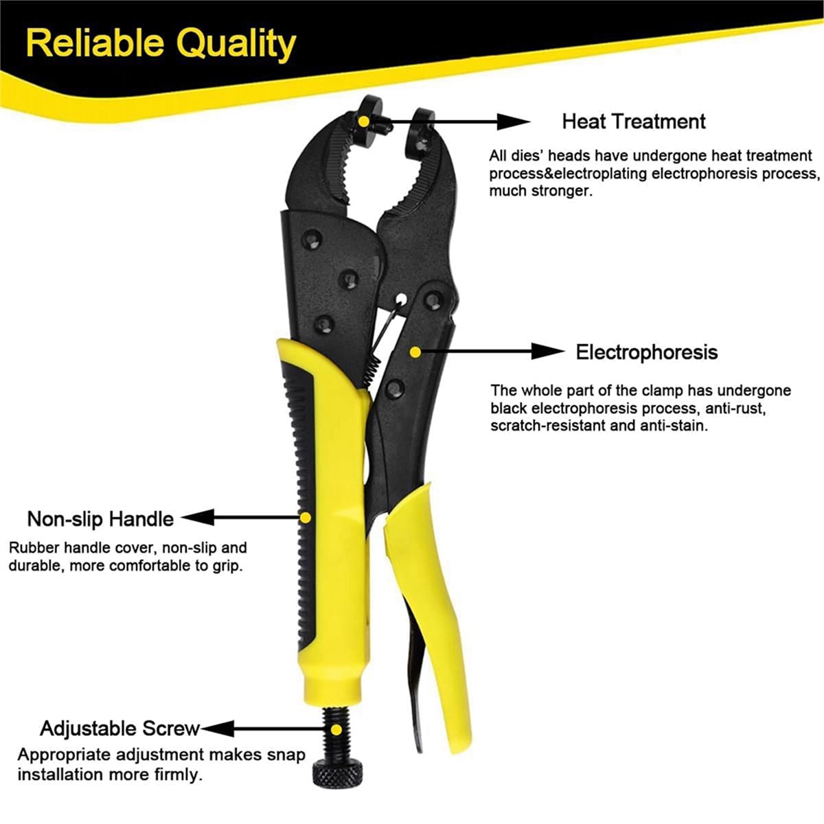 【AT48】 NEW Heavy Duty Snap Fas - đánh giá và giá Snap Plier Setter