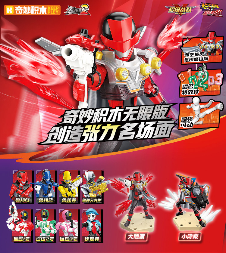 Keeppley 2026 New Super Sentai - đánh giá và giá Cosplay Prop Building